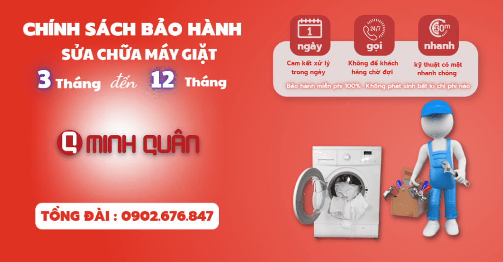 Sửa máy giặt giá rẻ uy tín TpHCM